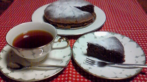 バレンタインチョコケーキ