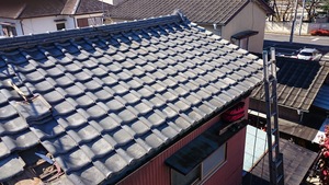 密集市街地の屋根・樋修理工事＜足利市柳原＞