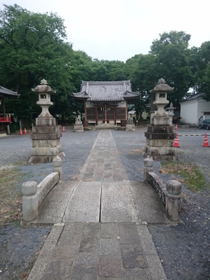 篠生神社屋根修理（足利市葉鹿町）