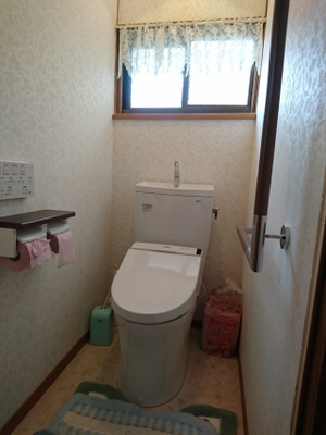 トイレリフォーム完了・・・和式から洋式に