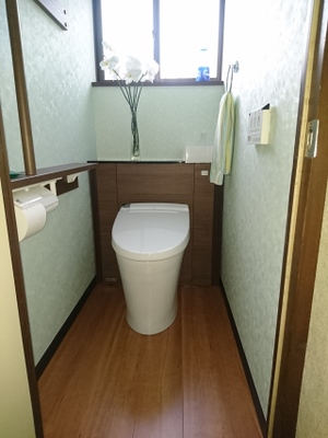 トイレリフォーム工事、先週続けて2軒・・・part1