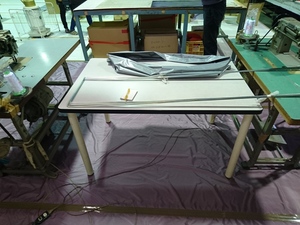 工業用ミシンの作業台ー足利市ー