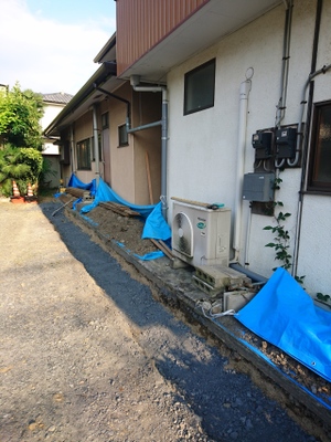 長年の希望だった境界塀＜足利市＞